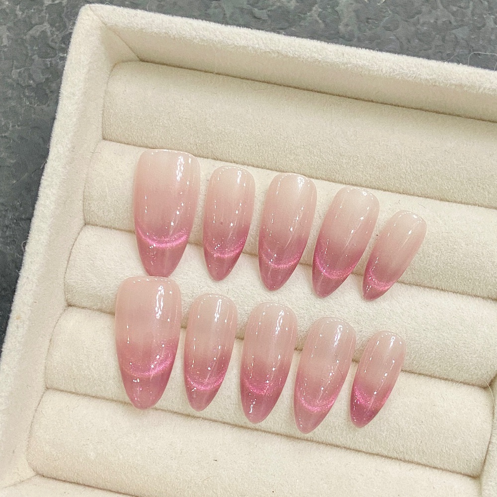 Nail Art Press On - Handgemaakte Amandel Druk op Nagels Eenvoudige