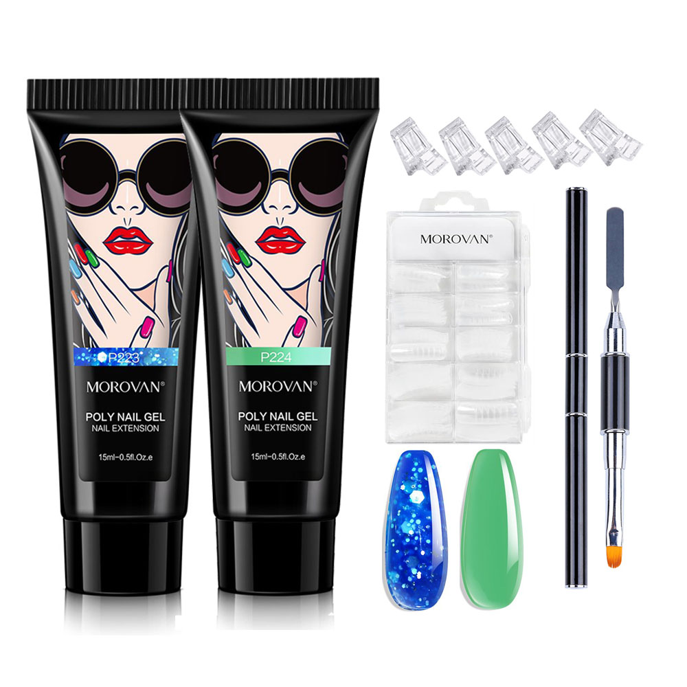 Polygel Nail Kit - Poly Nail Gel Kit-15Ml Gel Kits