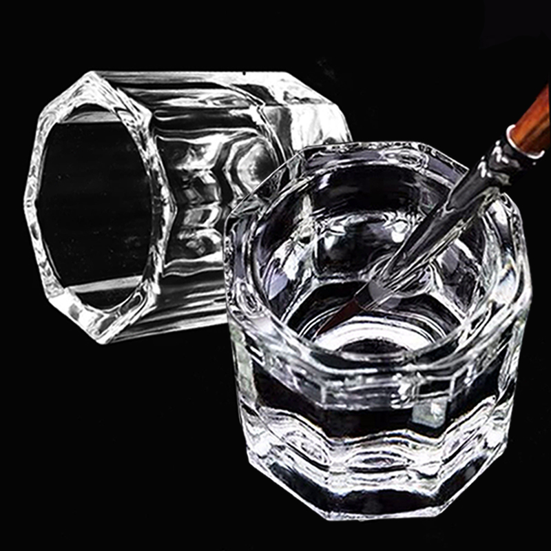 Nail Art Vector - Kristalglas Nail Art Cups Wasborstel Container