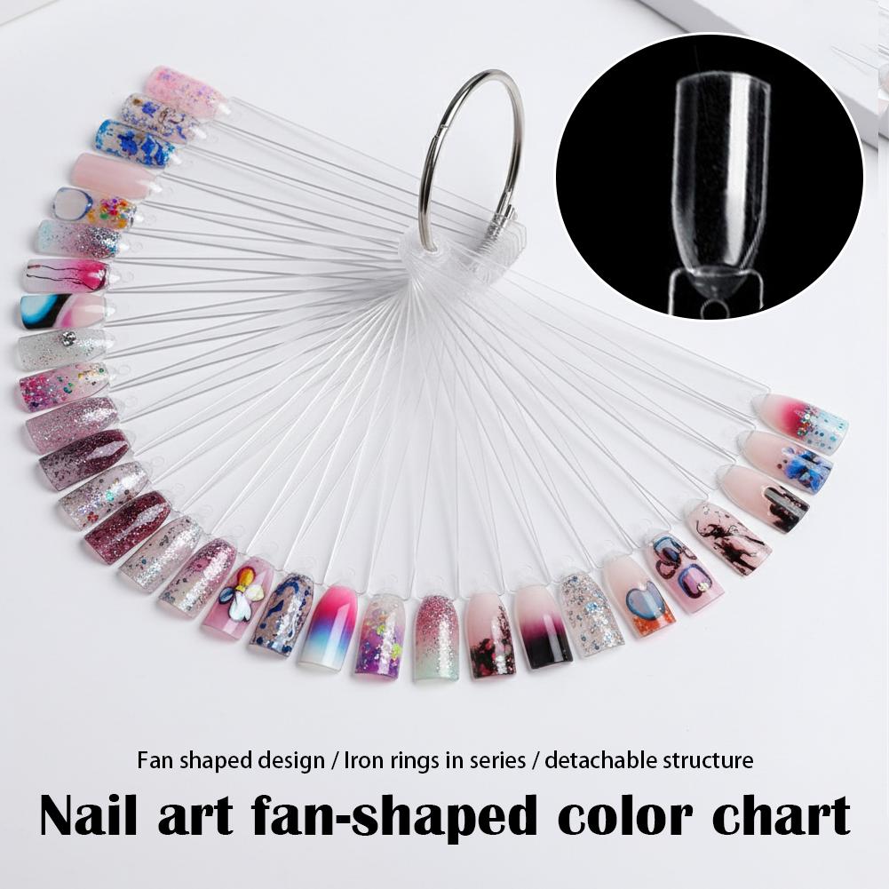 Nail Art Pinterest - 50 Tips Transparante Nagellak Kleurenkaart Display