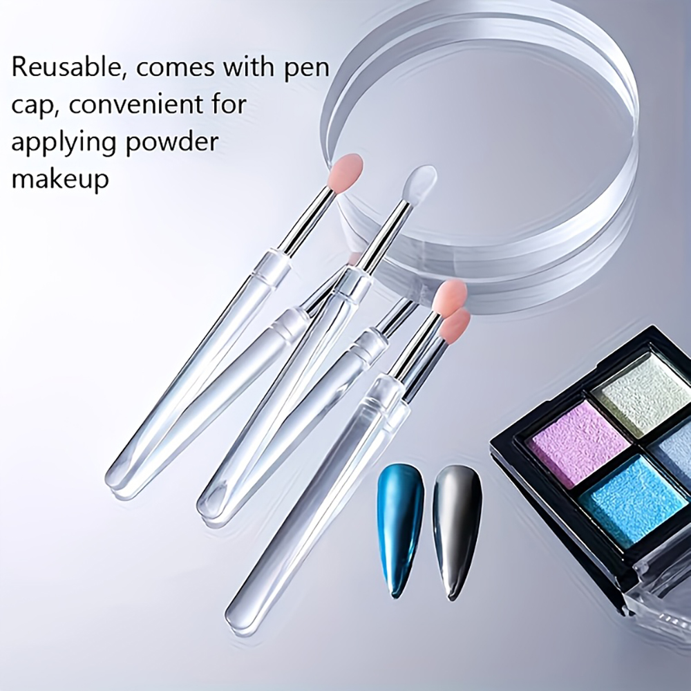 Nail Glitter Chrome - Herbruikbare Chrome Glitter Applicator voor Manicure,