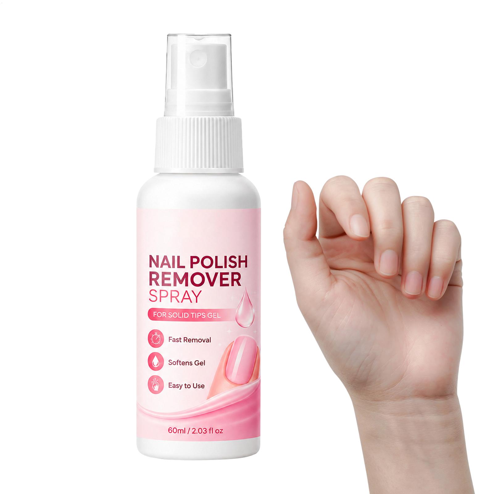 Nail Art Press On - 60ml Nagelverwijderaar Spray voor Press-on Nagels,