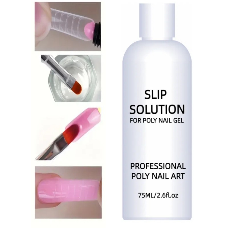 Polygel Nail Kit - 2 stuks 75ml nagelvloeistof slip solution