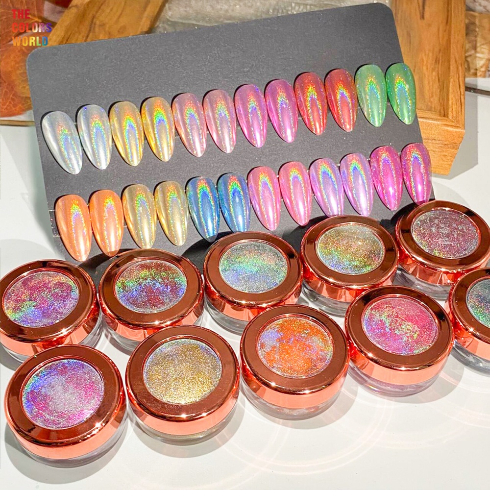 Nail Glitter Chrome - TCT-964 Holografisch Spiegel Chroom Nagelpoeder Metallic