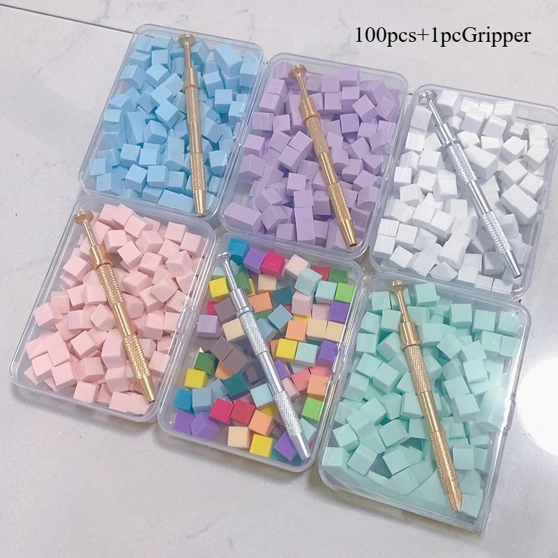 100 stuks met 1 stuks gripper  - Nail Art Pinterest recensie en prijs