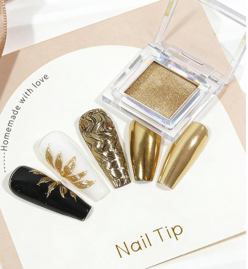 Solid Magic Mirror Gold Chrome - Nail Glitter Chrome recensie en prijs