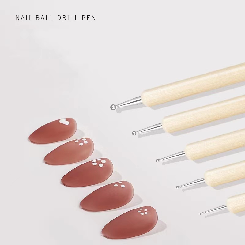 5/6 Stuks Diy Houten Nagel Kle - Nail Art Dotting Tool recensie en prijs