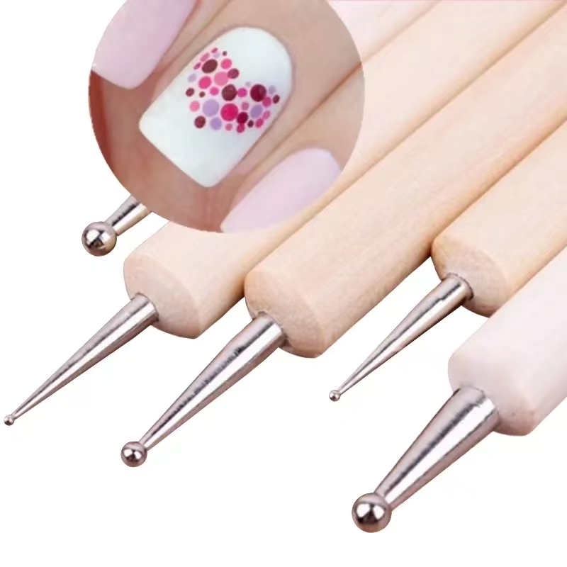5/6 Stuks Diy Houten Nagel Kle - Nail Art Dotting Tool recensie en prijs