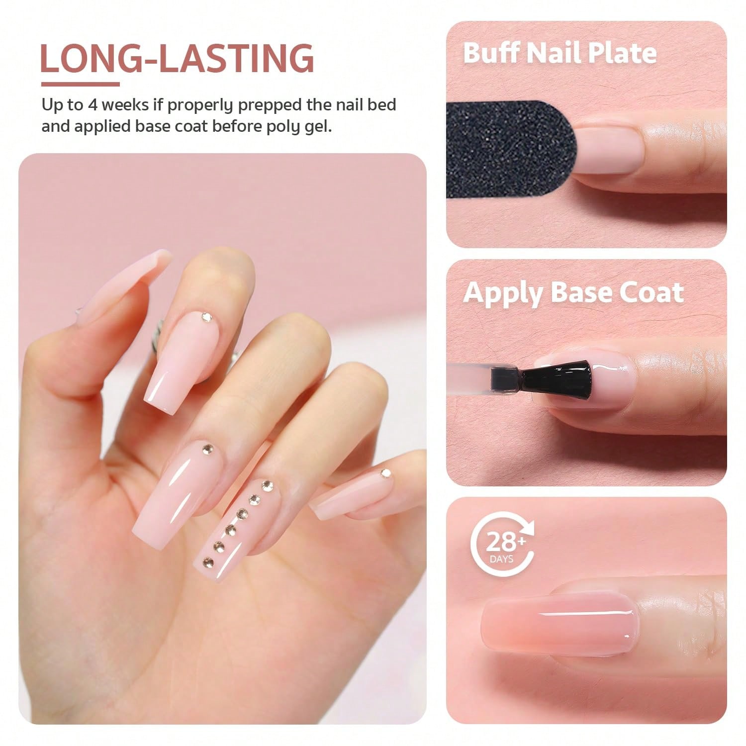 6 kleuren poly extension gel n - Polygel Nail Kit recensie en prijs