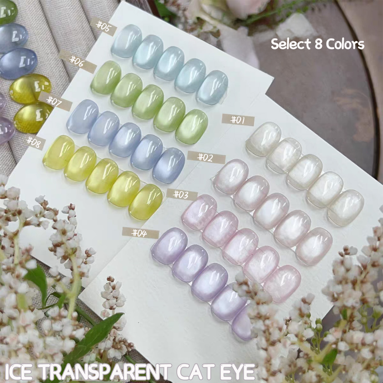 1 stuk TC Cloud Forest Roze Ka - Nail Art Cat Eye Pink recensie en prijs