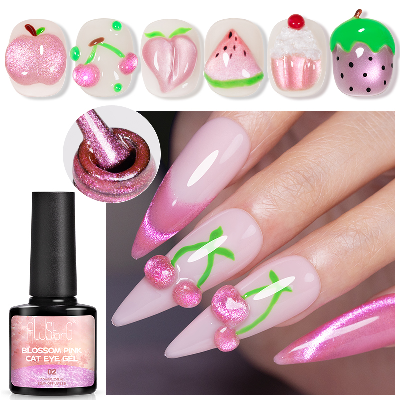AWStorG 7.5ML Flash Pure Lust  - Nail Art Cat Eye Pink recensie en prijs