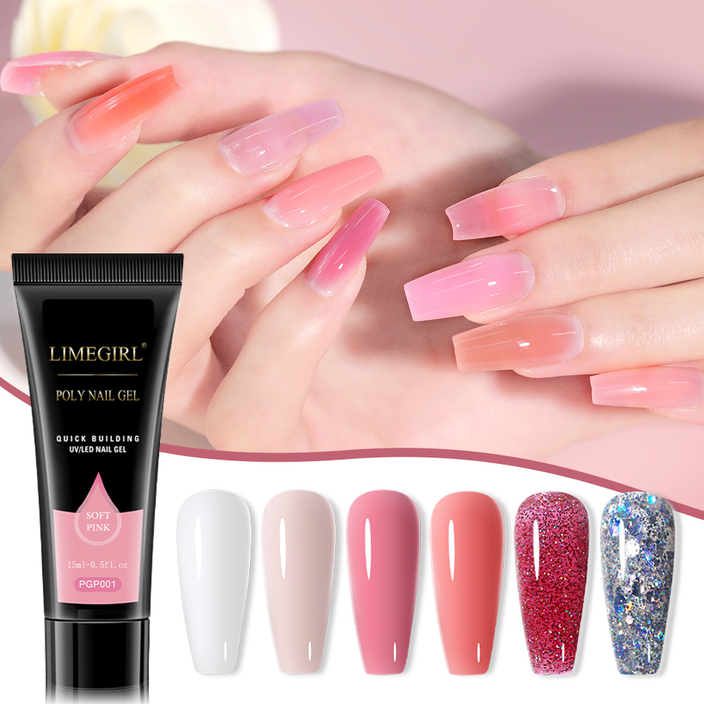 Poly-nagelgelset voor verlengn - Polygel Nail Kit recensie en prijs