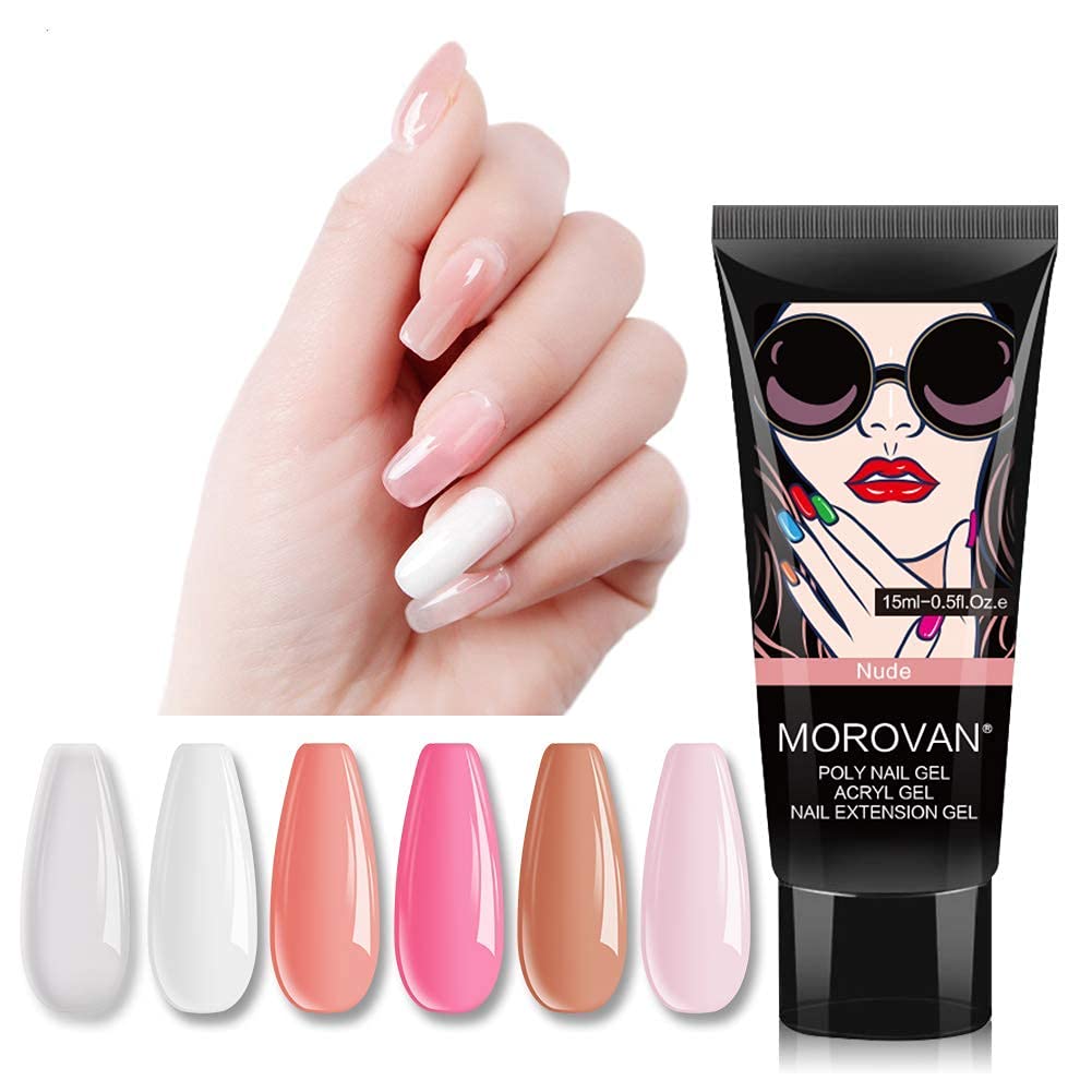 Poly Nail Gel Kit -6 Kleuren 0 - Polygel Nail Kit recensie en prijs