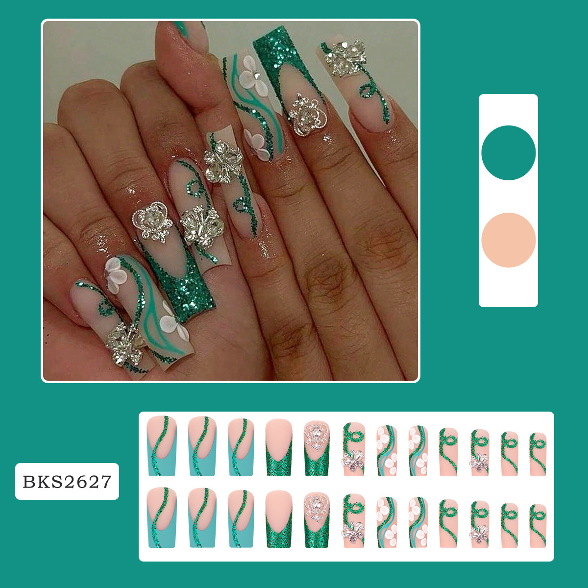 Lange Doodskist Pers Op Nagels - Nail Art Press On recensie en prijs