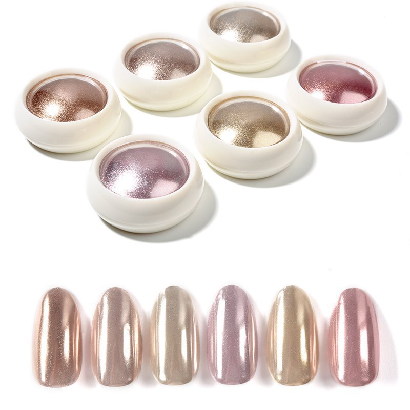 6-delige fantasie spiegel chro - Nail Glitter Chrome recensie en prijs