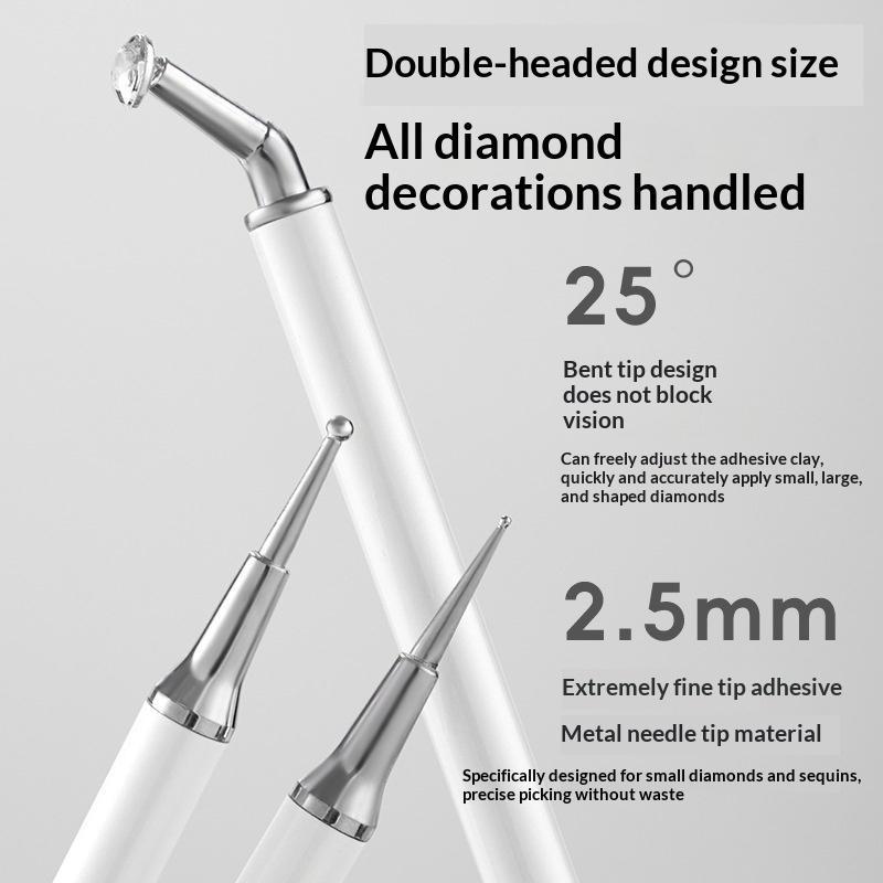 5 stuks Dual-ended Rhinestone  - Nail Art Dotting Tool recensie en prijs