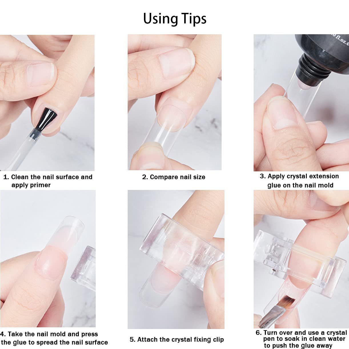Nageltips Clip voor snel bouwe - Polygel Nail Kit recensie en prijs
