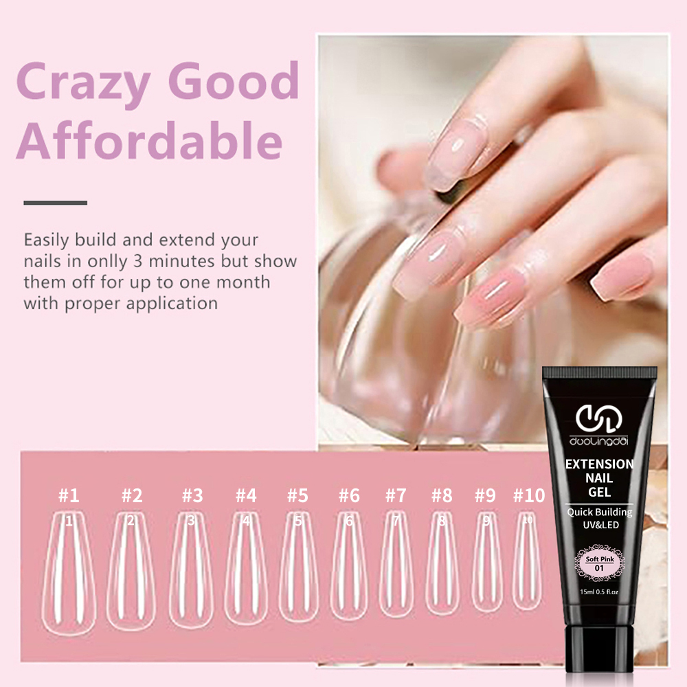 4-kleuren poly gel nagelverlen - Polygel Nail Kit recensie en prijs