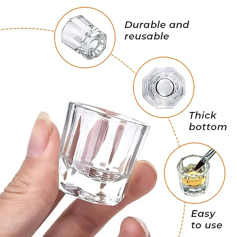 Kristalglas Nail Art Cups Wasb - Nail Art Vector recensie en prijs