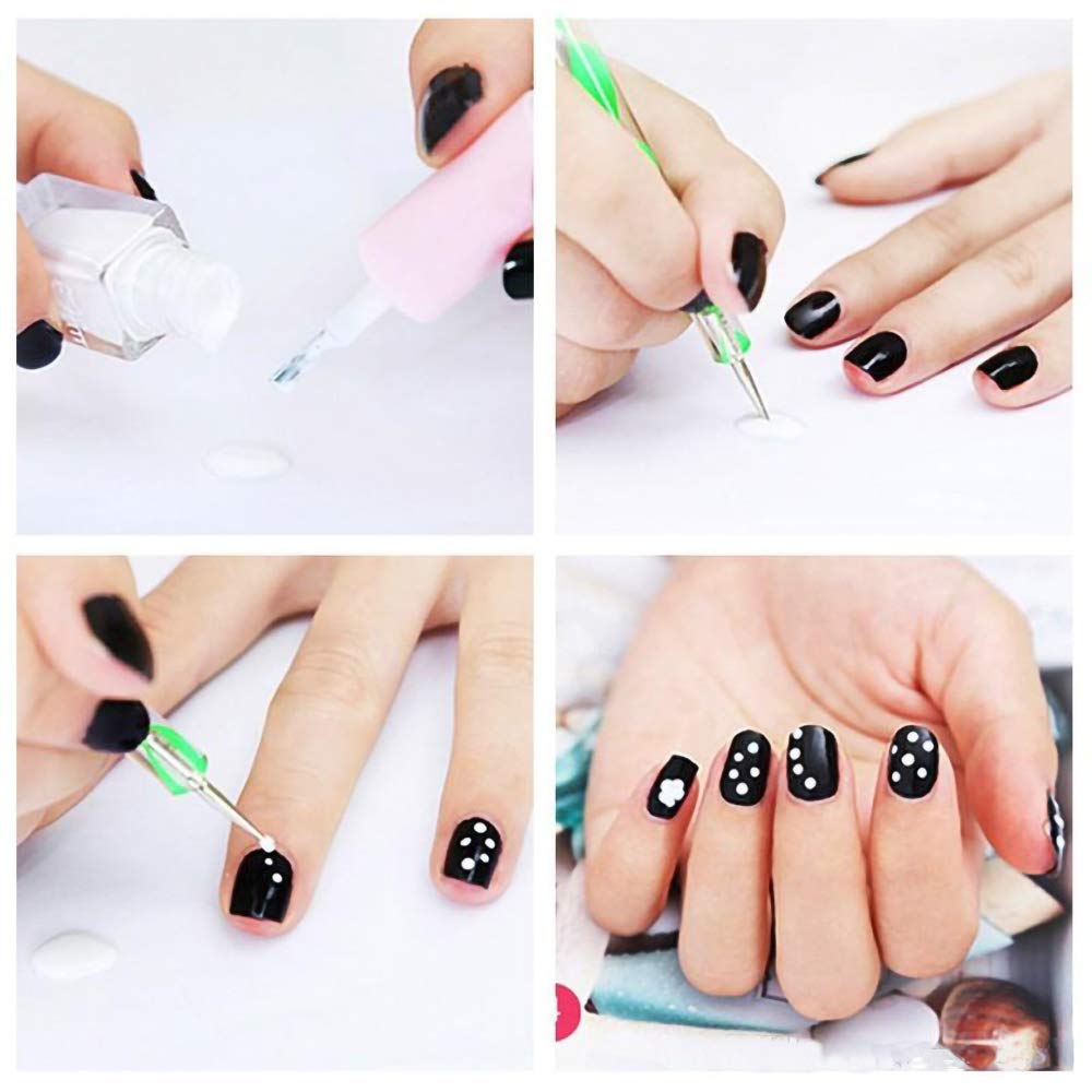 5 stuks 2-weg stippenpenhulpmi - Nail Art Dotting Tool recensie en prijs