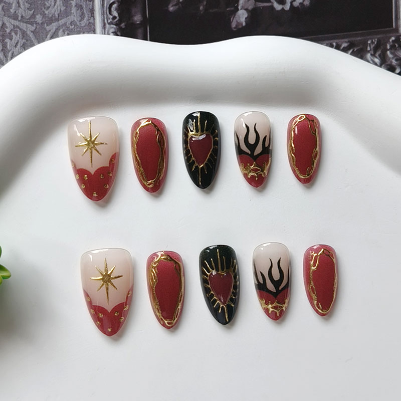 10 stks/set Naakt Roze Gradiën - Nail Art Cat Eye Pink recensie en prijs