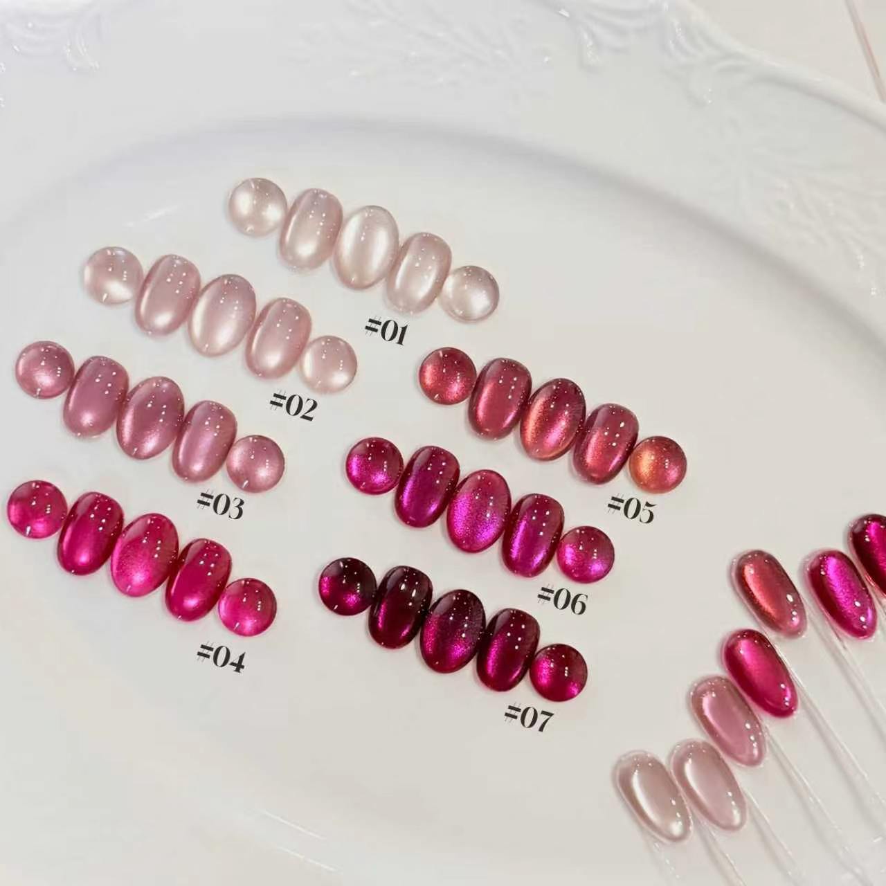 MIANEL Zomer 2026 Roze Tone Ca - Nail Art Cat Eye Pink recensie en prijs