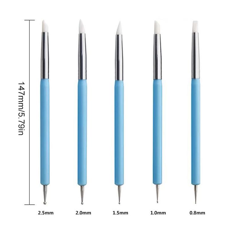 1/10/15 stuks Dubbelzijdige Si - Nail Art Dotting Tool recensie en prijs