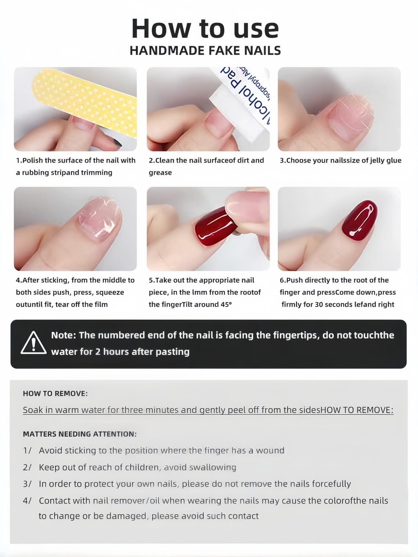 10 amandelvormige opdruknagels - Nail Art Press On recensie en prijs