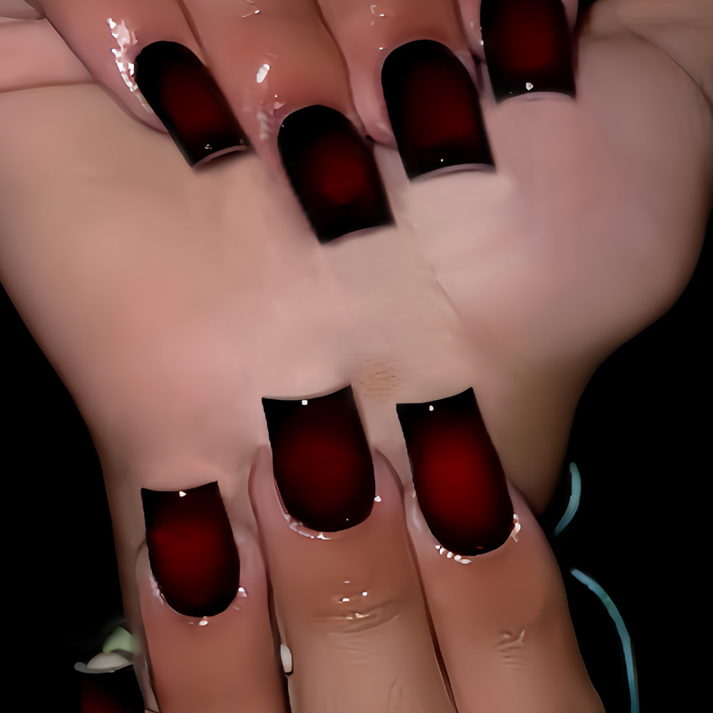 Korte vierkante nepnagels voor - Nail Art Press On recensie en prijs