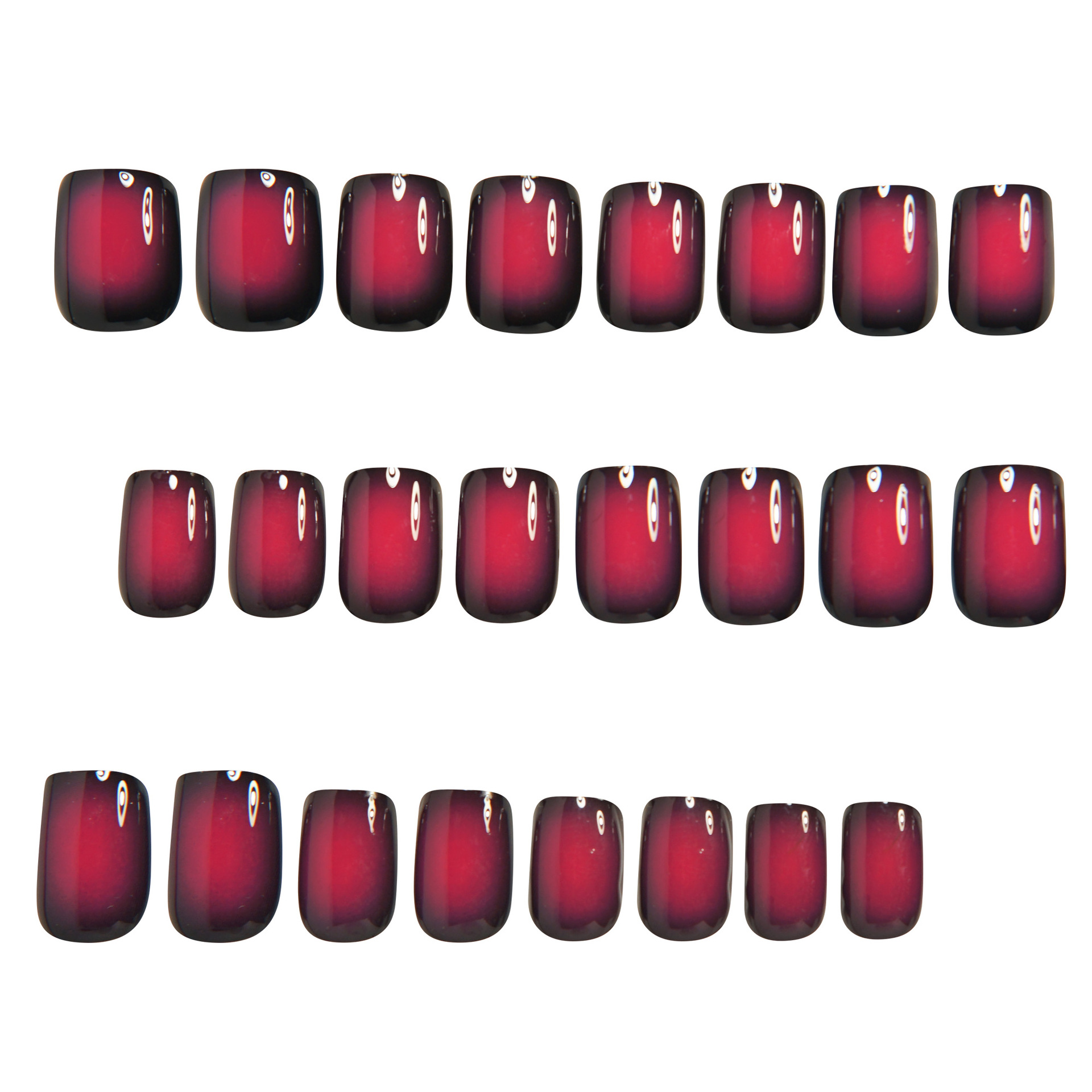Korte vierkante nepnagels voor - Nail Art Press On recensie en prijs