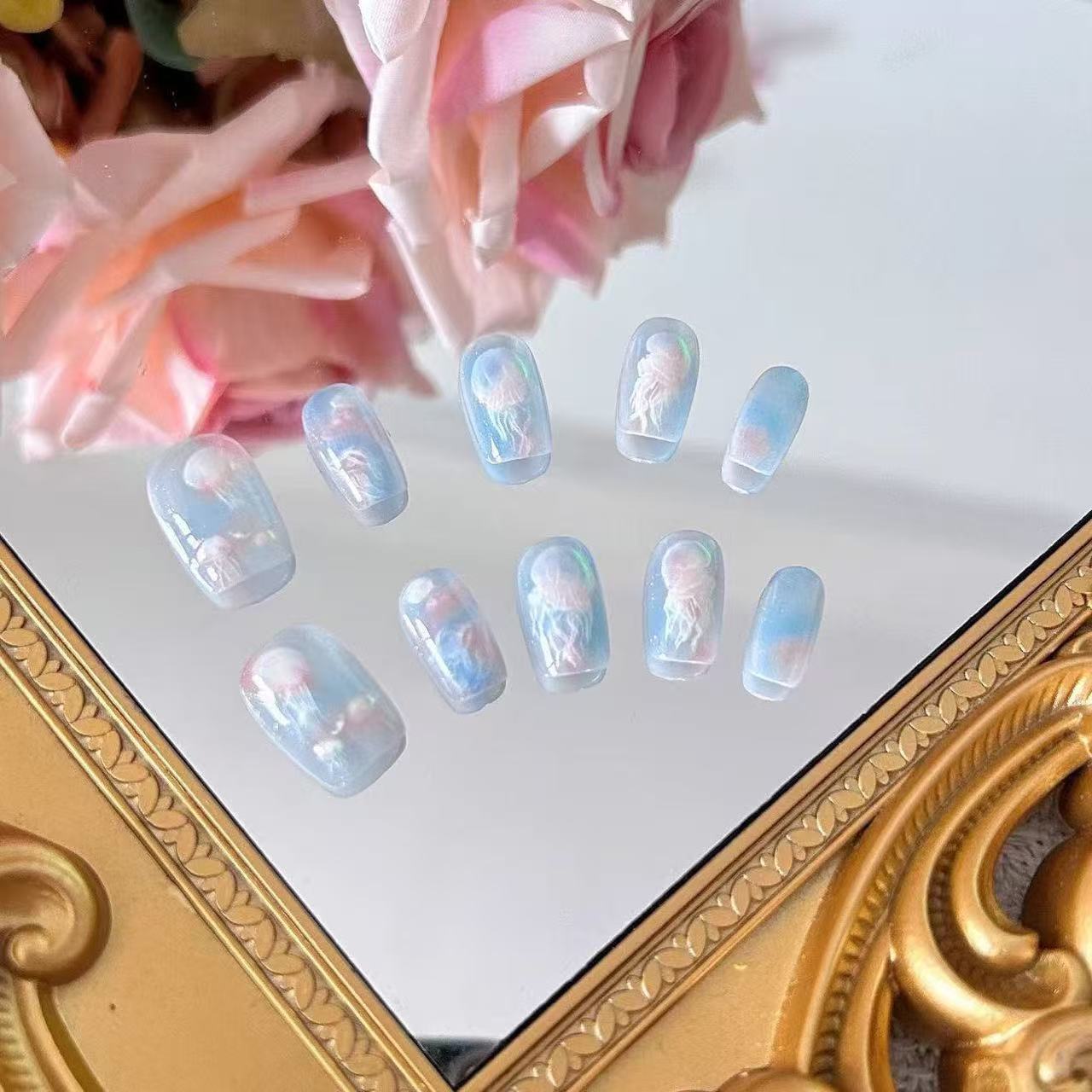 10 stuks vrouwen kleur dromeri - Nail Art Press On recensie en prijs