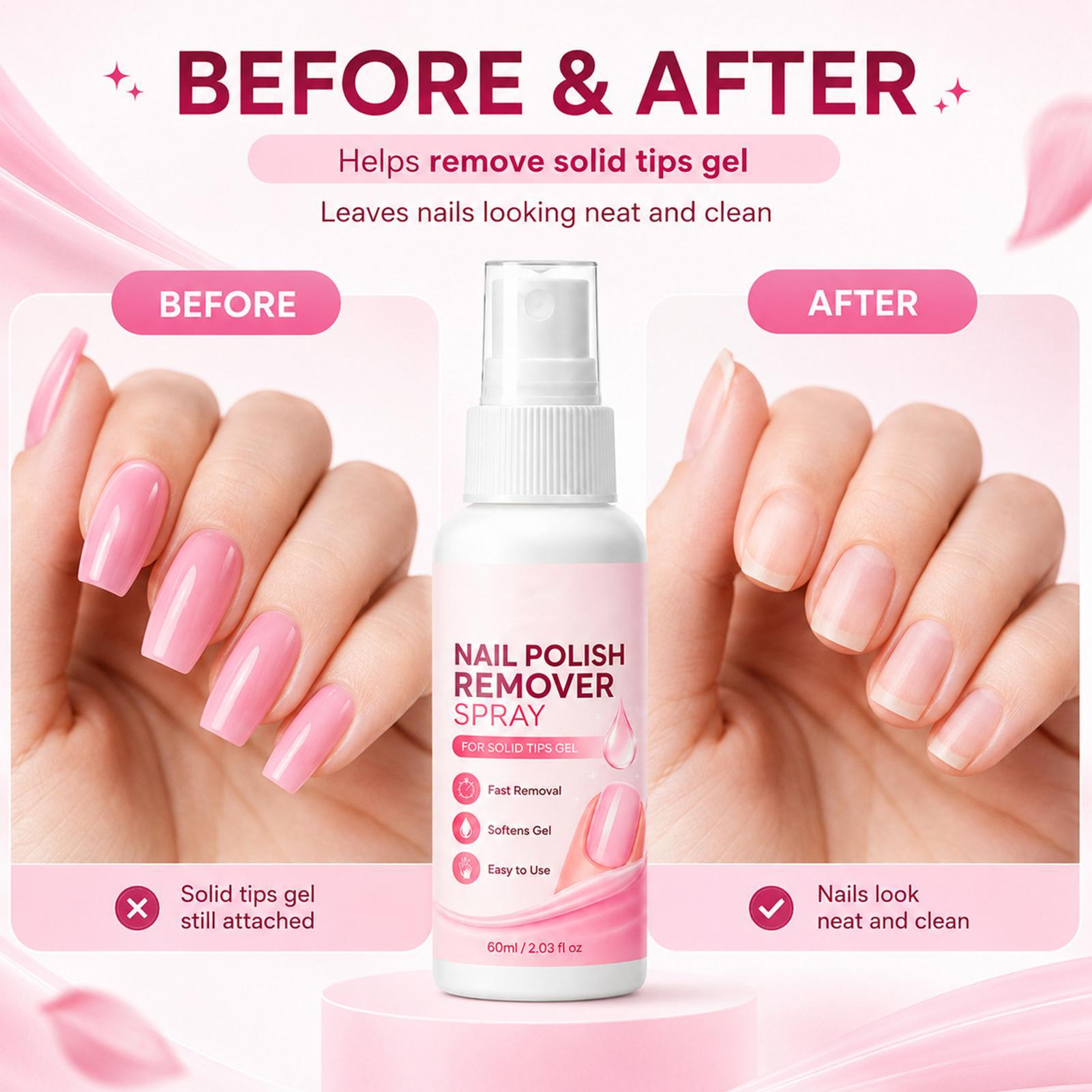 60ml Nagelverwijderaar Spray v - Nail Art Press On recensie en prijs