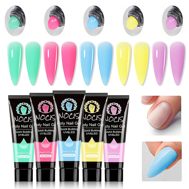 NOCIS Poly Nail Gel Kit - 5 Kl - Polygel Nail Kit recensie en prijs