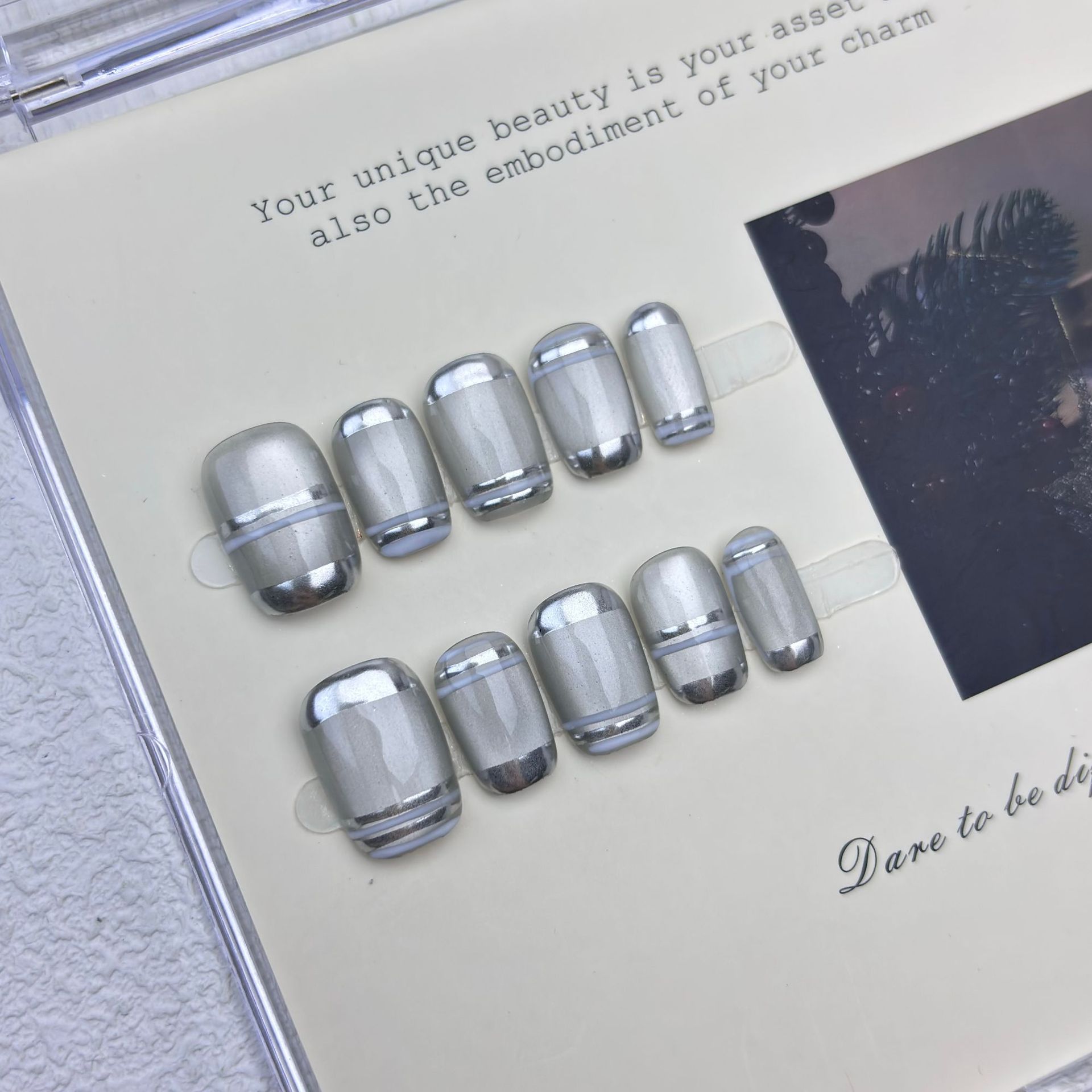10 stuks Aurora Chrome opzetna - Nail Glitter Chrome recensie en prijs