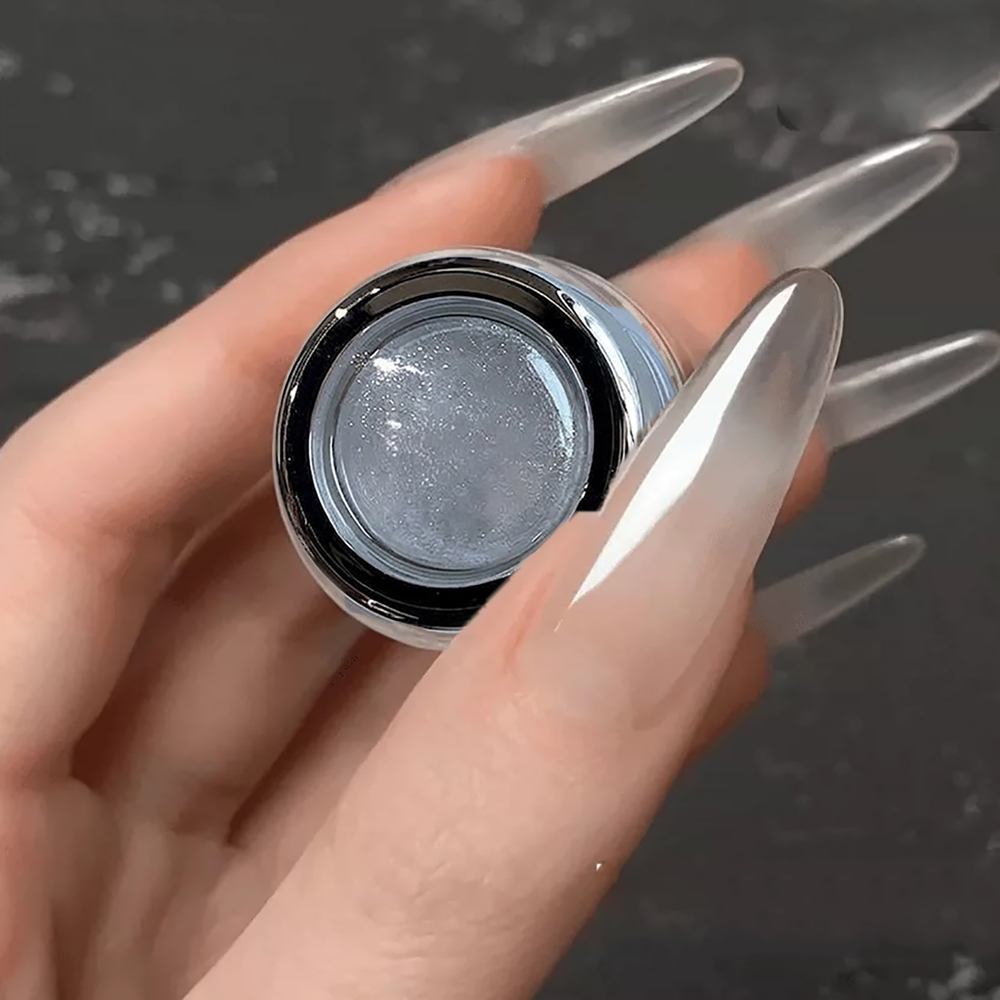 Hoogglans maanlicht parelwit s - Nail Glitter Chrome recensie en prijs