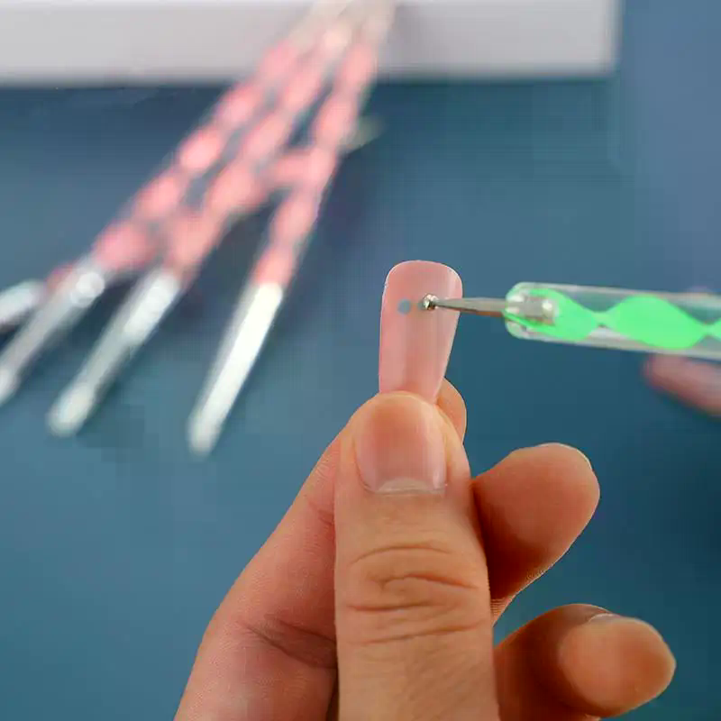 5 stuks siliconen klei-sculptu - Nail Art Dotting Tool recensie en prijs