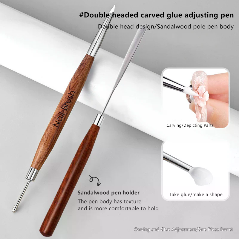 2 stuks dubbelzijdige silicone - Nail Art Dotting Tool recensie en prijs