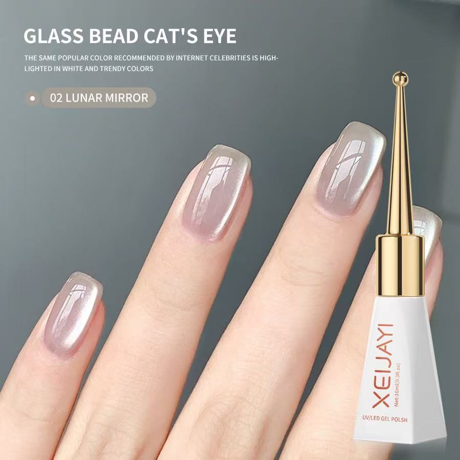 XEIJAYI 10ml Glazen Kraal Cat  - Nail Art Cat Eye Pink recensie en prijs