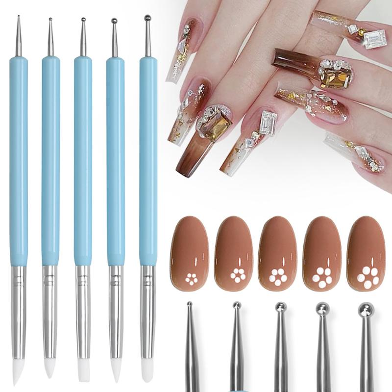 1/10/15 stks/set Dual Ended Rh - Nail Art Dotting Tool recensie en prijs