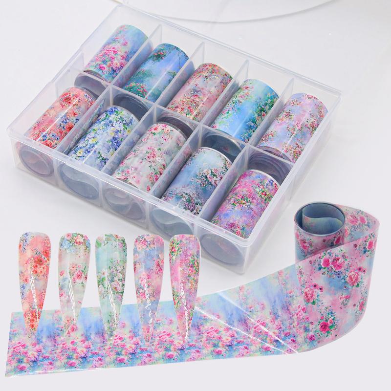 Nieuwe 10 Rollen Gemengde Nail - Nail Art Pinterest recensie en prijs