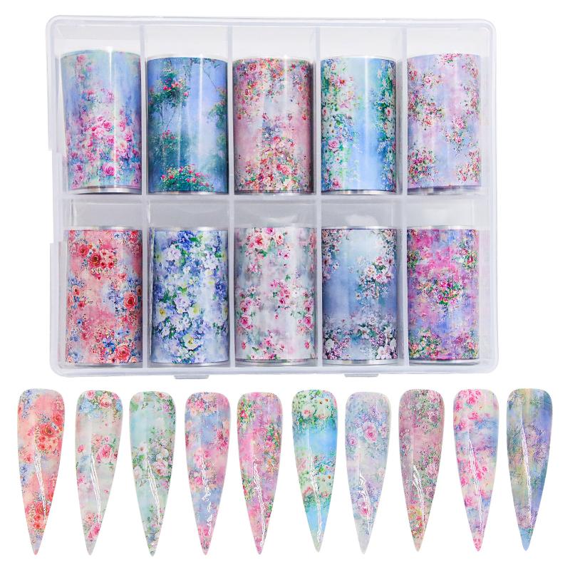 Nieuwe 10 Rollen Gemengde Nail - Nail Art Pinterest recensie en prijs