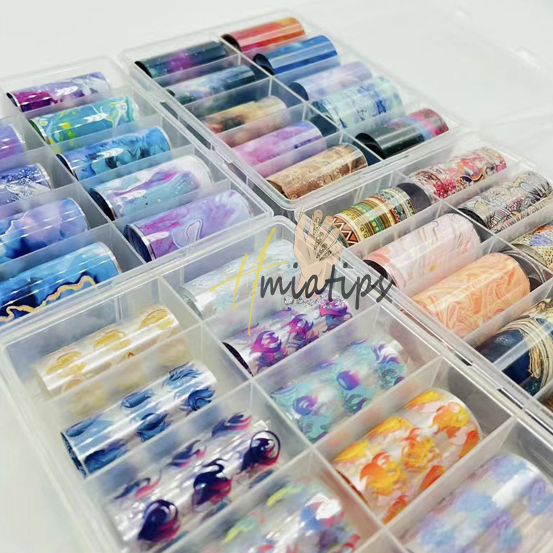 10 Rollen Ontwerp Nagelfolies  - Nail Art Pinterest recensie en prijs