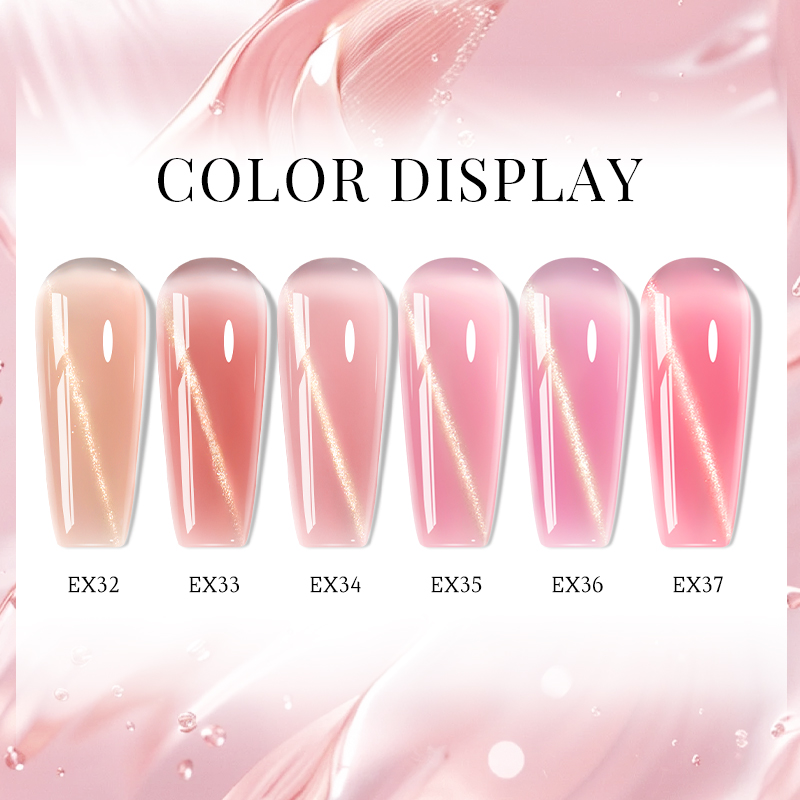 6-delige set 20ml Cat Eye Poly - Polygel Nail Kit recensie en prijs
