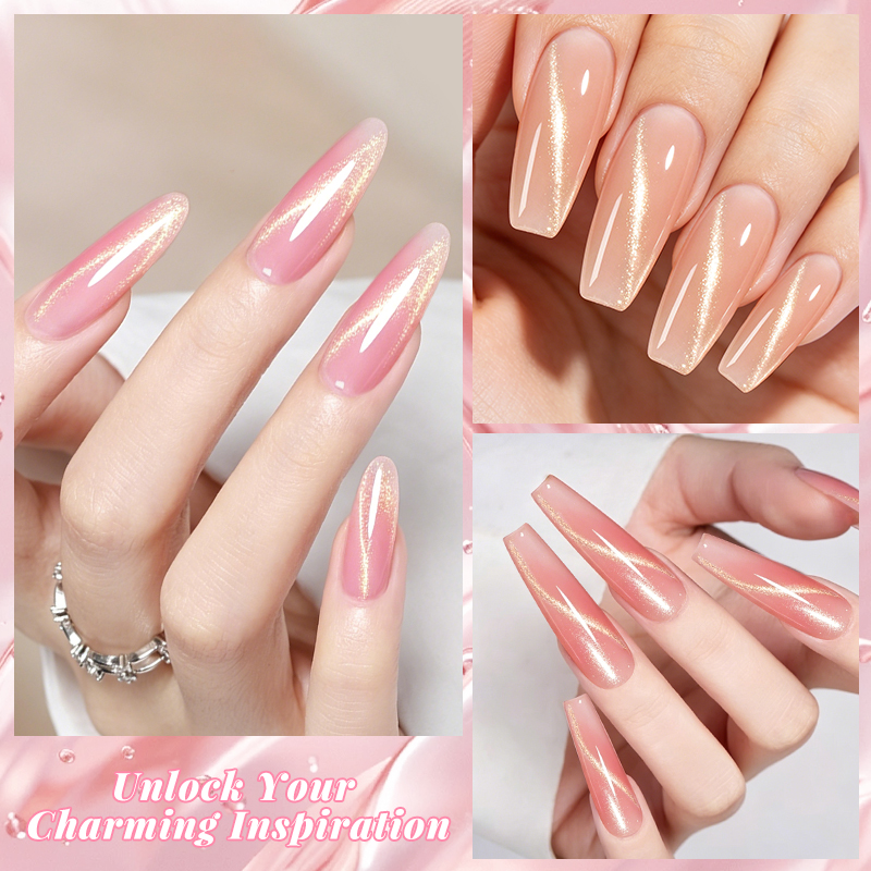6-delige set 20ml Cat Eye Poly - Polygel Nail Kit recensie en prijs